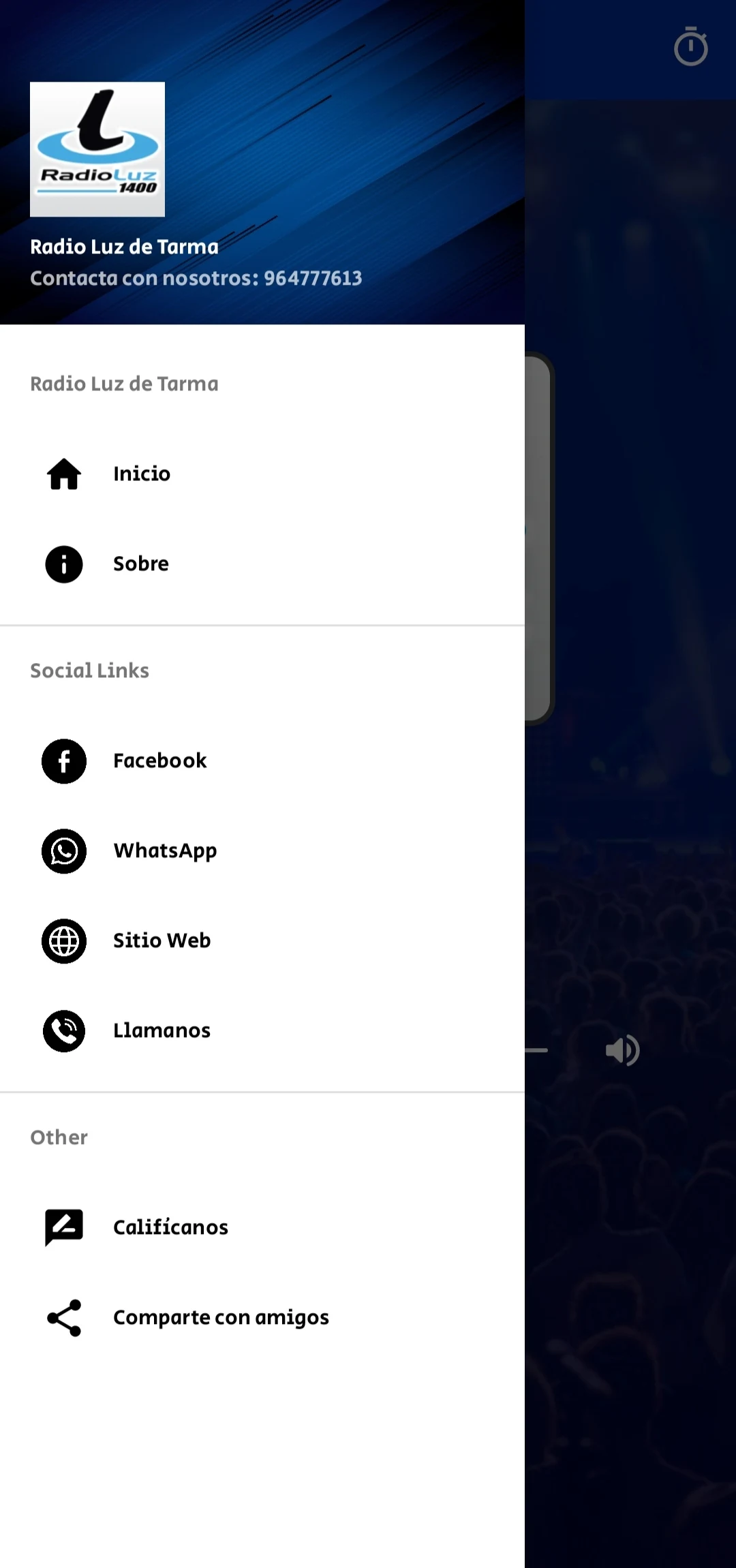 Radio Luz de Tarma screenshot